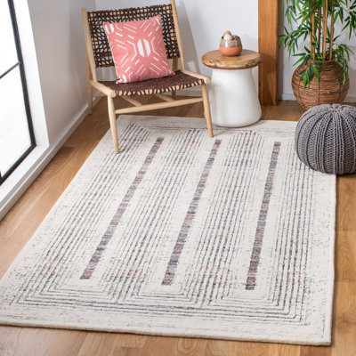 Binyomin Hand Tufted Performance Geometric Rug