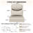 Adwin Beige Water-Resistant Outdoor Olefin Cushion, 6" Thick with Smiley Face Design (Cushions Only)-67573672-67573676