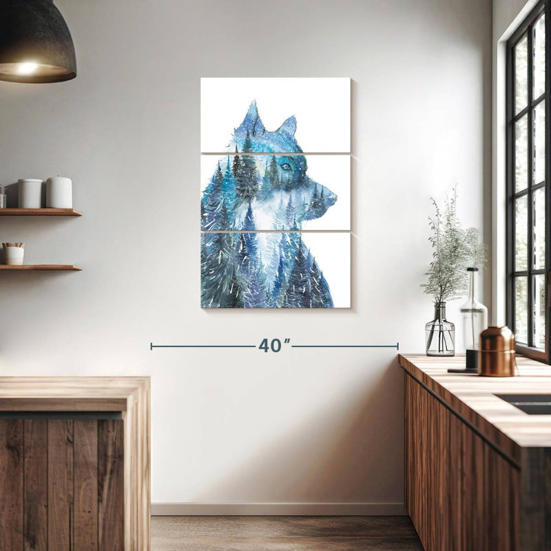 Loup Brampt, H 38 po x l 24 po