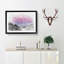 Purple Sky Over the Mountains in Abstract - Picture Frame Graphic Art Print-55765570-55765571