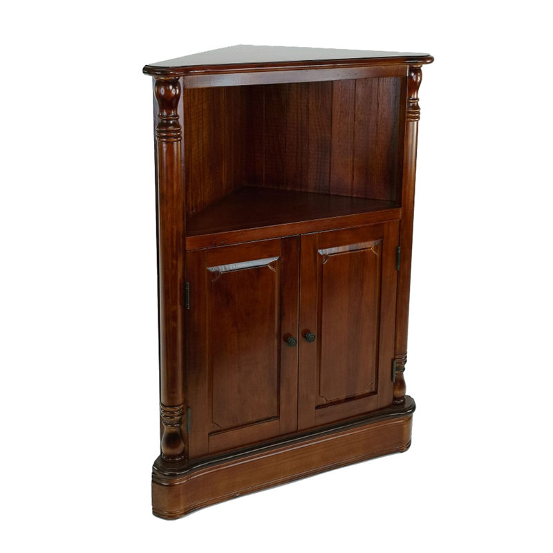 Fardeen Solid Wood Accent Cabinet, Antique White
