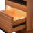 Mid-Century Modern Nightstand With 2 Drawers, Charging Station, LED Lights And Quick Assembly-1311644850