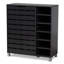 24 Pair Shoe Storage Cabinet