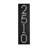 Floating Stand-Off 4-Number Vertical Sign, Black /W/ Silver Modern Font Numbers-105269944