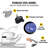 110V Commercial Ice Crusher 440LBS/H, ETL Approved 300W Electric Snow Cone Machine with Dual Blades, Stainless Steel Shaved Ice Machine with Safety On/Off Switch for Family, Restaurants, Bars-67449791