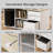 L-Shaped Standing Desk with 4 Memory Presets, Adjustable Height Electric Standing Desk,Ergonomic Executive Computer Desk with File Cabinet, Drawers, and Storage Shelves, Corner Workstation for Home Office-163094128