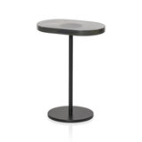 Vinia Glass End Table