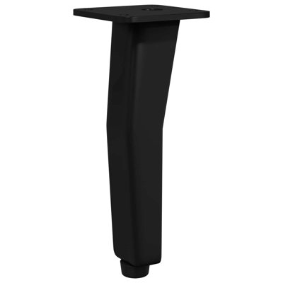 Vidaxl Standing Feet Black Iron Furniture Accessories Support Modern Design