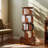 Rotating Bookshelf with Drawer, 360 Display 5 Tier Corner Bookshelf for Small Space, Floor Standing Bookcase Storage Rack, Wood Narrow Organizer for Bedroom, Living Room-1465517758