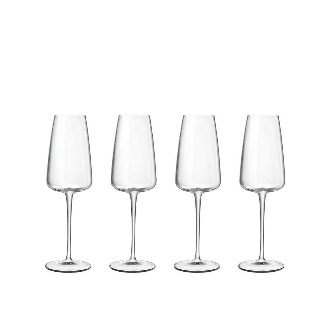 Luigi Bormioli Talismano Flute Glasses, 210ml
