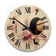 Pleine lune City Minimalismin Retro VI - Horloge murale géométrique moderne surdimensionnée en bois-138842713