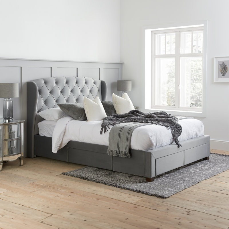 Avengers Upholstered Bed Frame, Kingsize (5')
