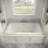 66'' x 34'' Acrylic Soaking Drop-In Bathtub, Drain Included-97544386