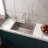 24In Stainless Steel Washing Sink W/ Faucet Hoses And Drain Head Only(Update)