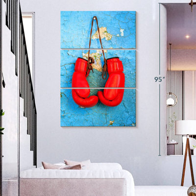 Sireci Bright Red Boxing Gloves