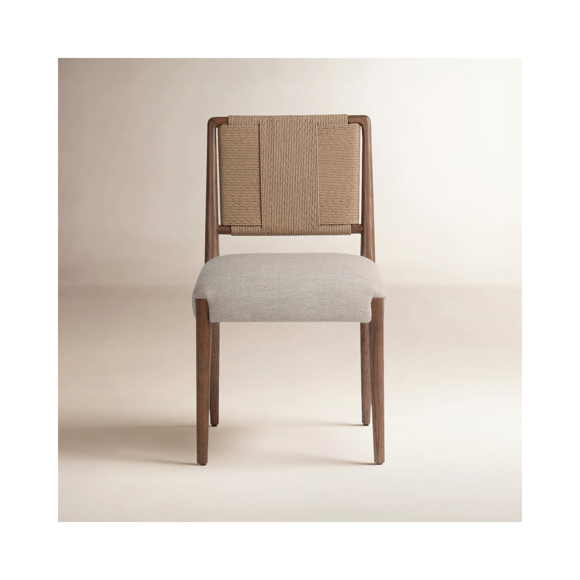Betha Woven Side Chair, Tan Ash, Alcala Wheat
