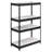 Natural And Black 4-Tier Bookcase