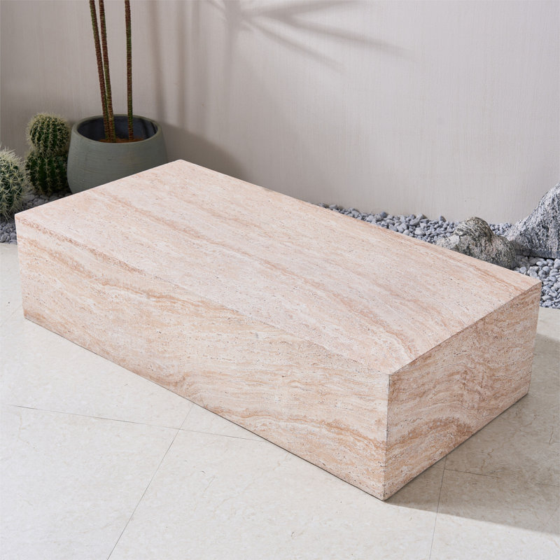 Table basse d'extérieur rectangulaire