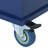 Rolling Mobile Kitchen Island With Drop Leaf - Solid Wood Top, Locking Wheels & Storage Cabinet 52.7 Inch Width(Dark Blue)-74744811