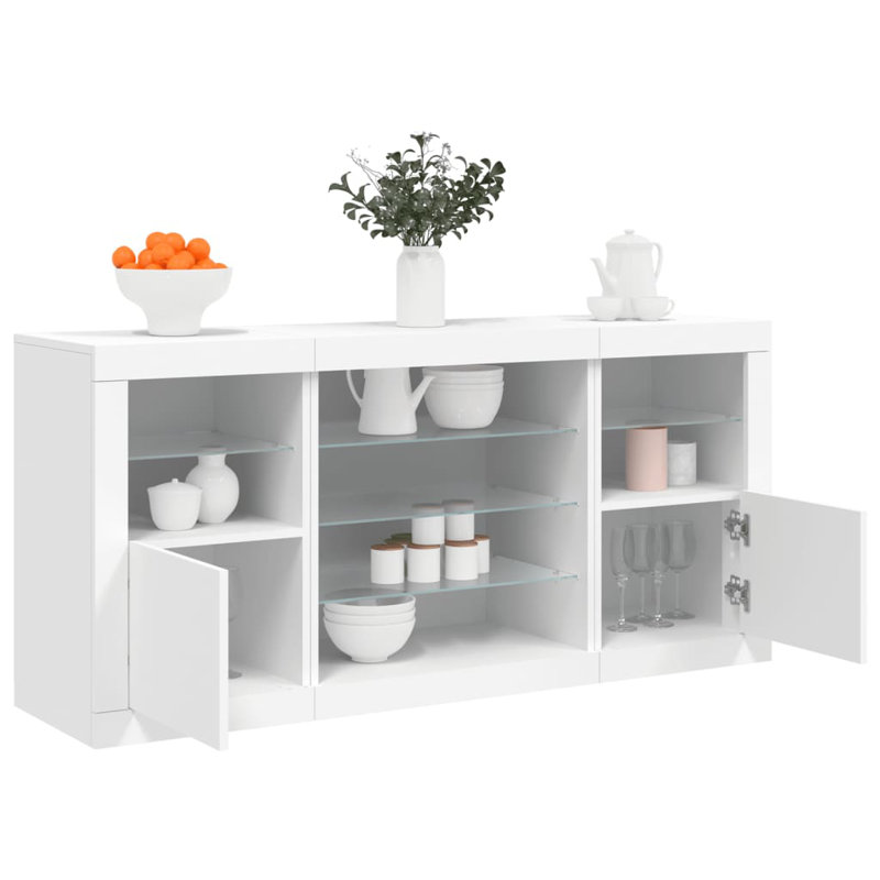 Azzie 142.5cm Sideboard, White