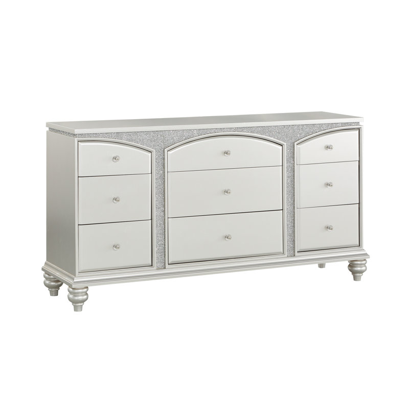 Commode double 9 tiroirs Ohatchee