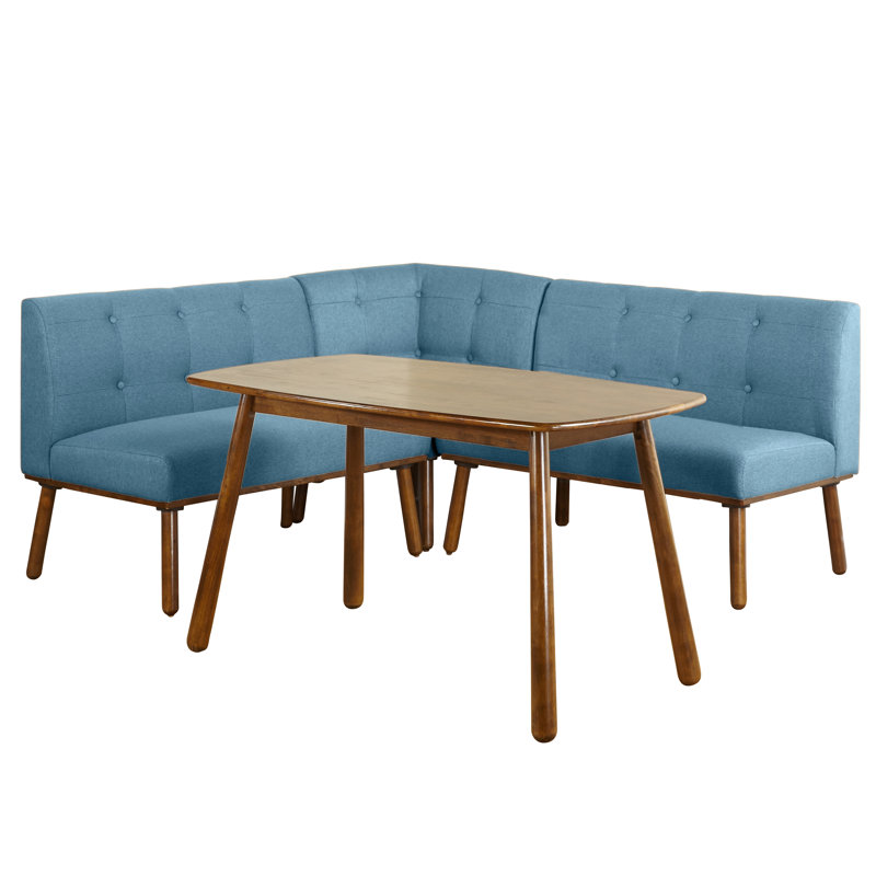 Ensemble de coin-repas pour 5 personnes Bucci, Bleu