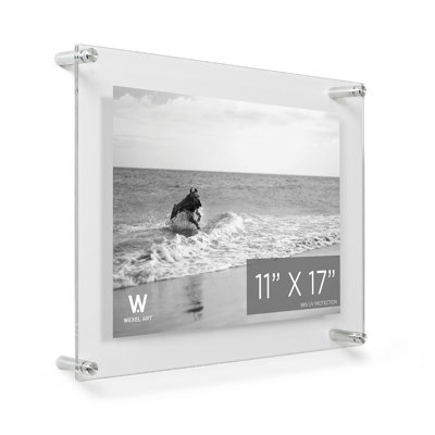Clear UV-Grade Acrylic Modern Floating Picture Frame