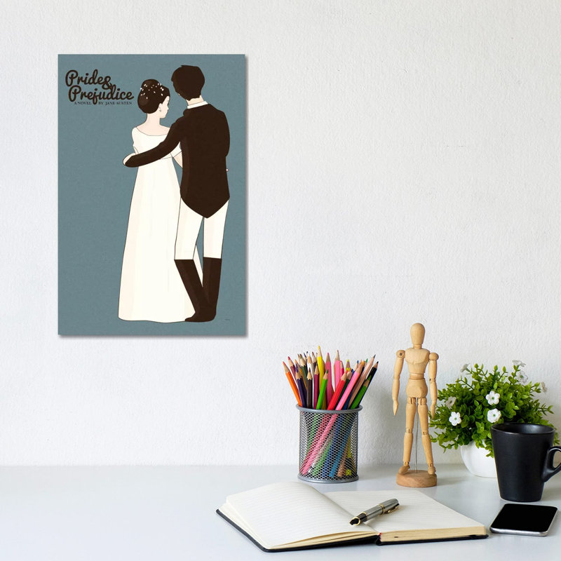 Pride And Prejudice by Claudia Varosio - Wrapped Canvas Print, 30.48cm H x 20.32cm W x 1.905cm D