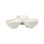 Limoni Handmade Terra Bianca Divided Serving Dish