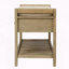 Banc de rangement polyvalent pour hall d'entrée avec siège rembourré, tiroirs et range-chaussures-129209032-129209034