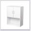 Armoire de rangement murale pour salon de barbier