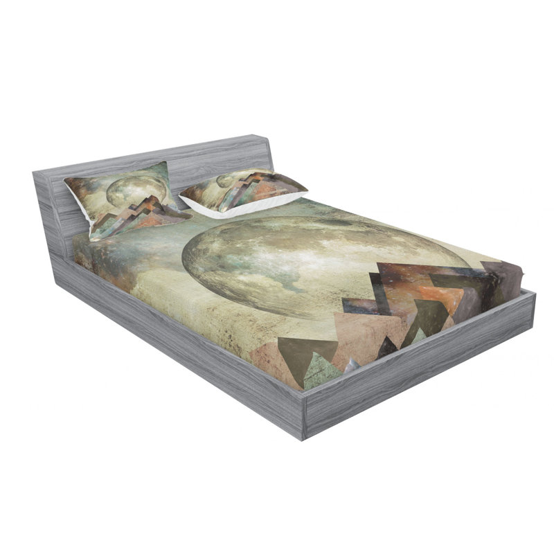Microfiber Sheet Set, Queen Sheet Set with Fitted Sheet