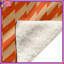 Couvertures d'illusion optique orange et beige-128739002