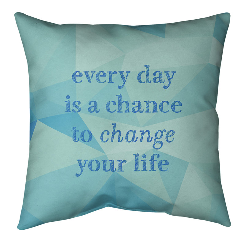 Coussin de sol, Bleu pâle, 28 po x 28 po