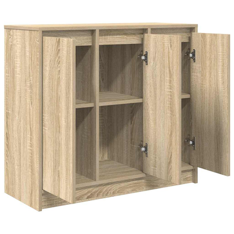 Sideboard 85X34x76 Cm Engineered Wood, Sonoma Oak