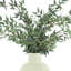 Faux Italian Ruscus in Ceramic Vase