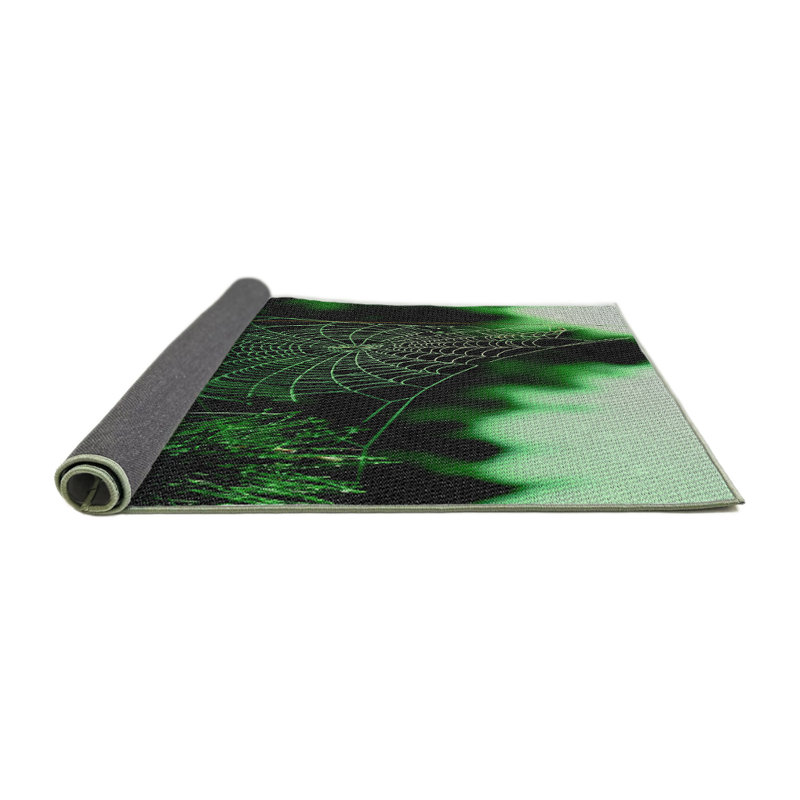 Tapis de zone verte à motif, Rond 5 pi