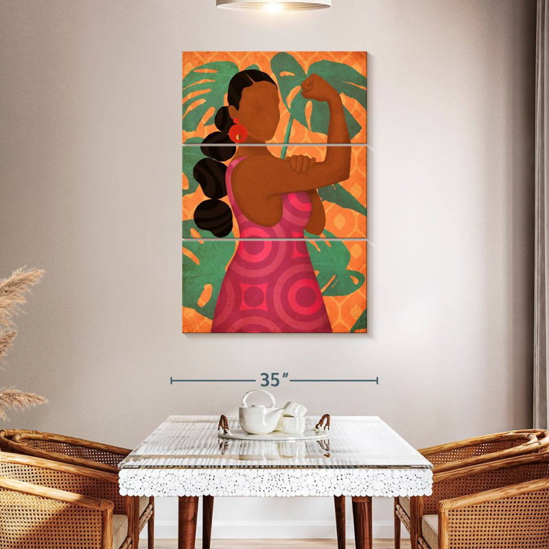 Leisha Boho Pin-Up Beauty, H 50 po x l 32 po