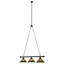 47" Long Nuevo Mission 3 Light Island Pendant