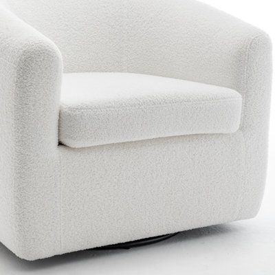 Odey Upholstered Swivel Barrel Chair