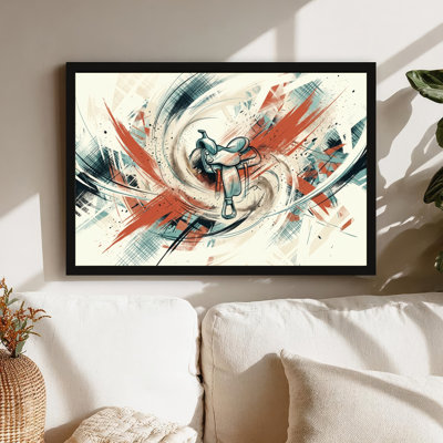 Art mural sur toile noir encadré pour le salon, la chambre à coucher, le bureau ou le vestibule - décoration murale décorative avec mouvement abstrait