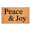 Paillasson Peace & Joy, 17 po x 29 po