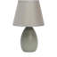  Mini lampe de table ovale en céramique pour le bureau de la chambre à coucher et l'éclairage de chevet-2028270680