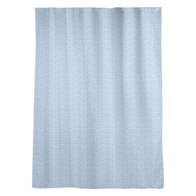 Panneau de rideau simple avec passe-tringle ikat