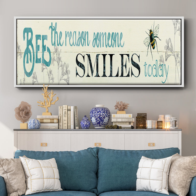 Bee The Raison - Toile encadrée, H 24 po x l 60 po