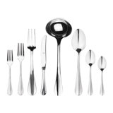 Roma Flatware Set - 43 Pieces - Stainless Steel