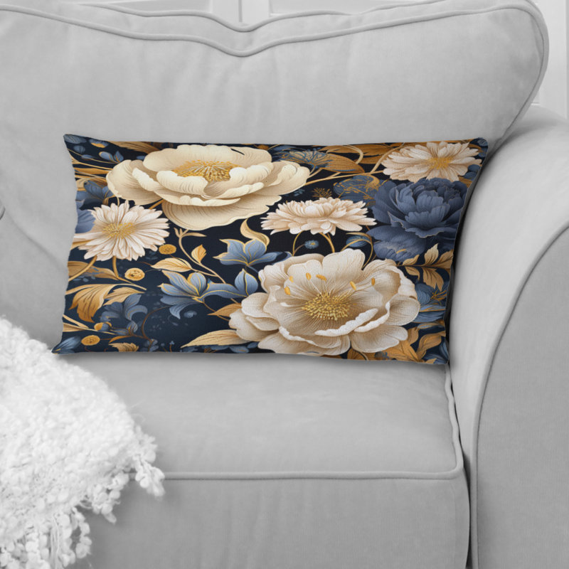 Floral Throw Pillow