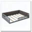 Lit plateforme tapissier en bois pleine grandeur avec garde-corps et coussin-51122336
