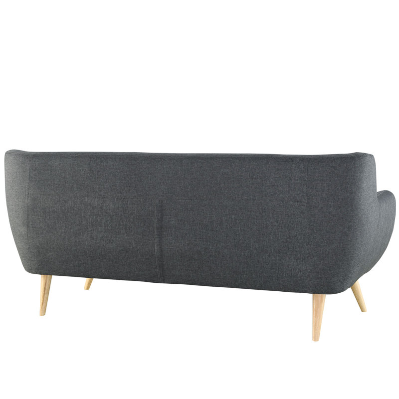 Canapé moderne avec capitonnage à boutons Carson Carrington Brandbu de Modway, Velours performance gris