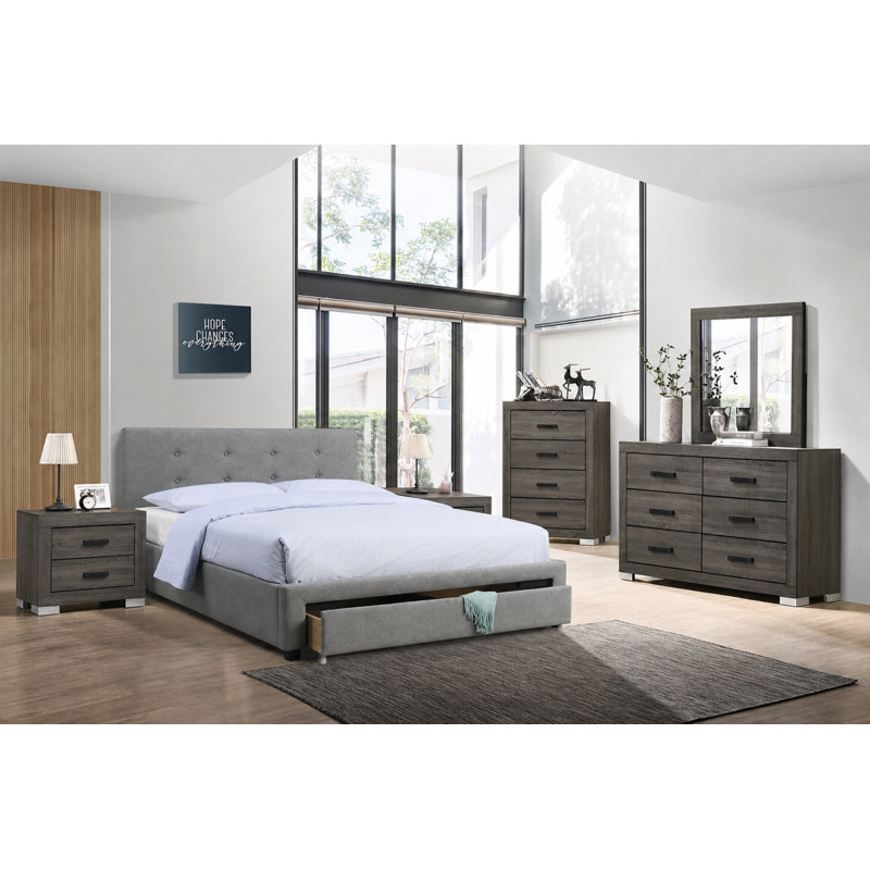 Sau Upholstered Storage Bed, Full